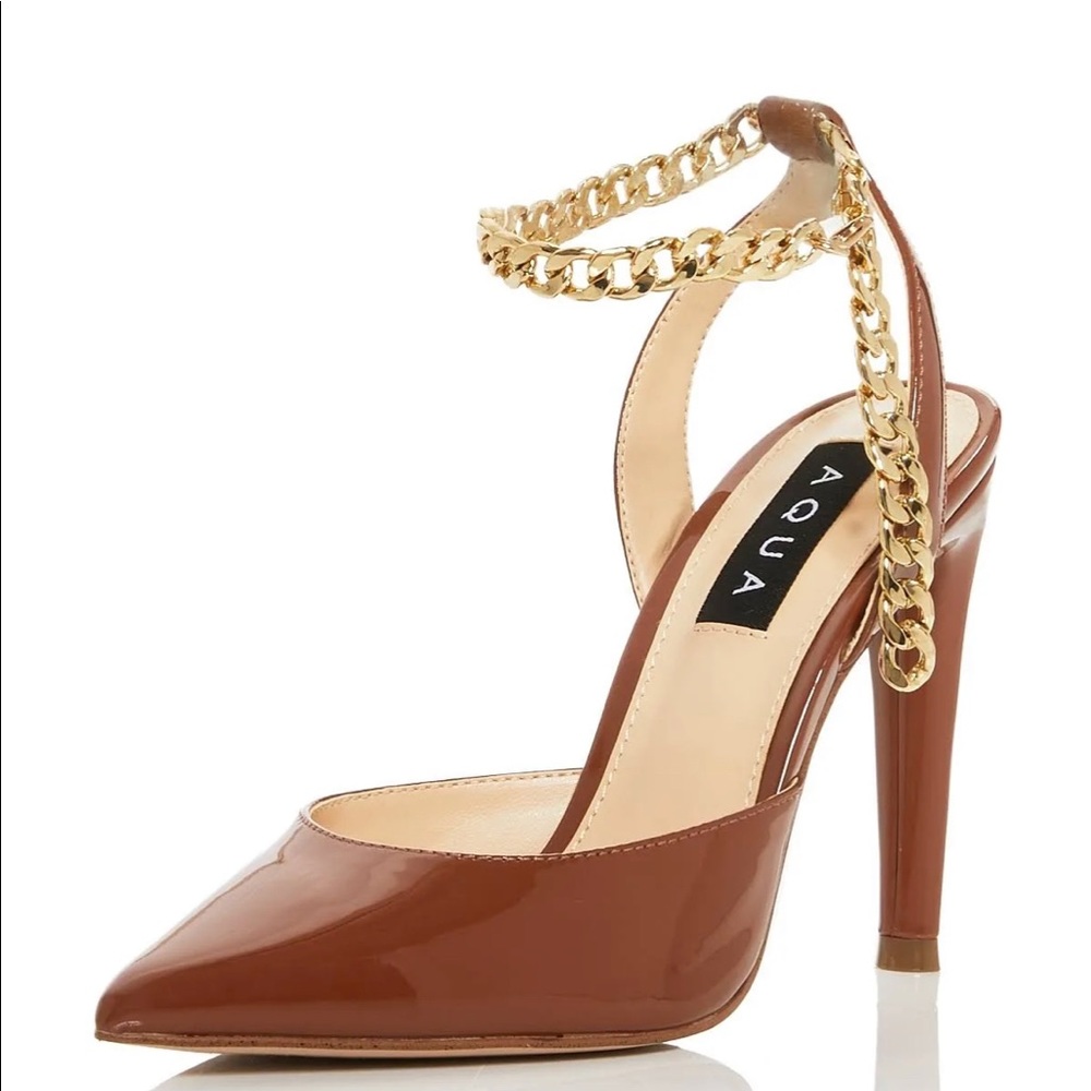 Aqua Brand Ankle Strap Heels